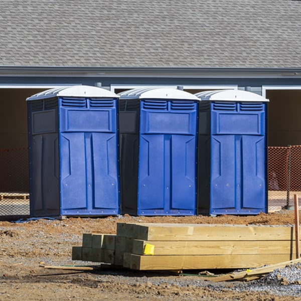 is there a specific order in which to place multiple portable restrooms in Negreet